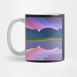 Sunset Mountain Lake Mug